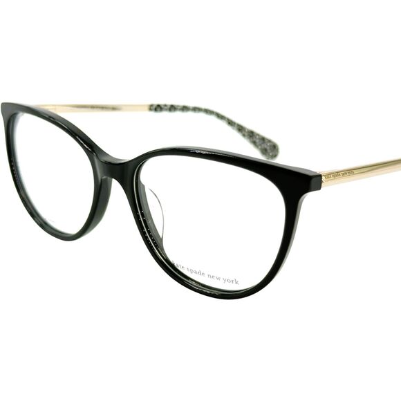 Kate Spade Kimberlee Womens Plastic Eyeglass Frame 0807 Black 52-17